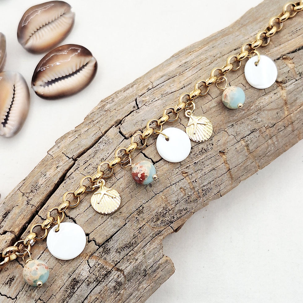 Thumbnail: 🐚Bracelets Oasis d'Océanie- Trésors du Lagon