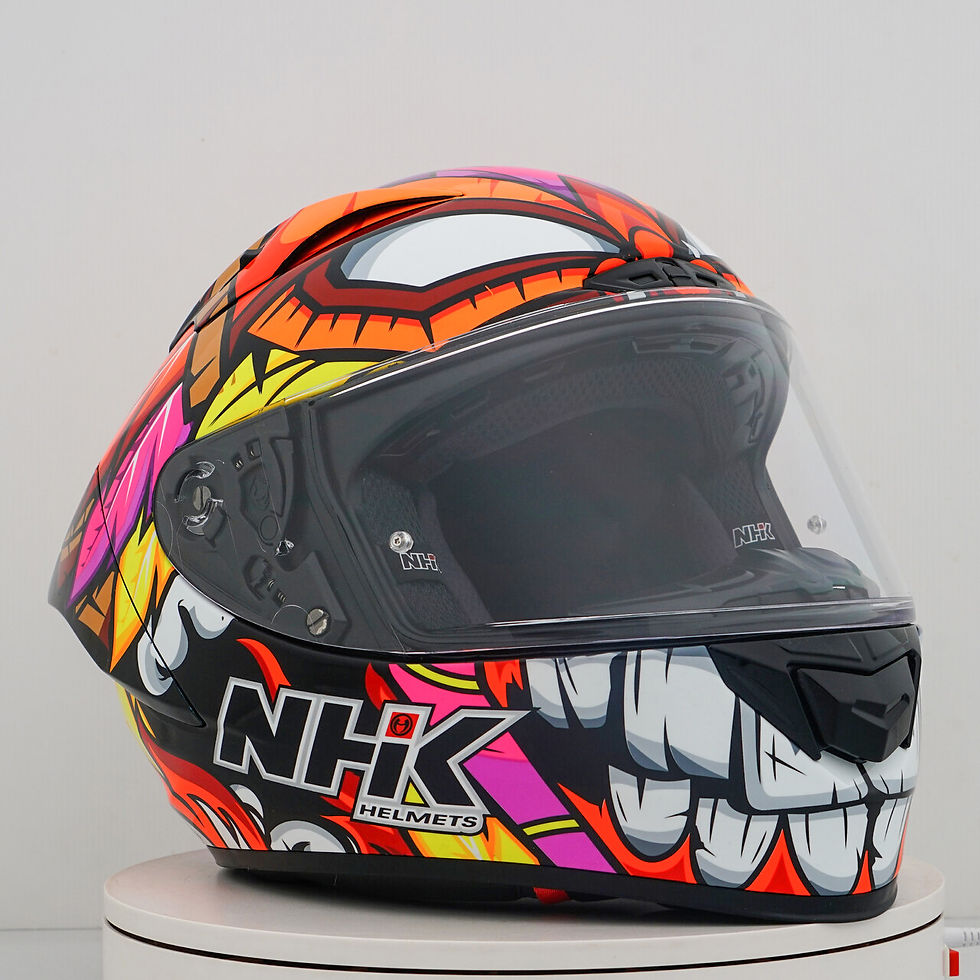 Miniatura: Casco NHK GP-R Tech Race The Mask Negro/Rosa