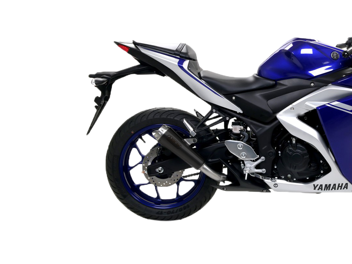 Arrow Slip-On Pro-Race Stainless Steel Dark Yamaha YZF-R3 (15-18) 71831PRN