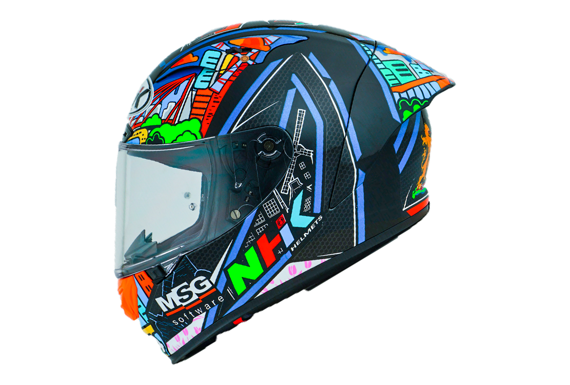 NHK GP-R Tech Race Helm Bo Bendsneyder Replica Assen 2023