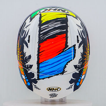 Miniatura: Casco NHK GP-R Tech Race Remy Gardner Réplica Campeón del Mundo 2021