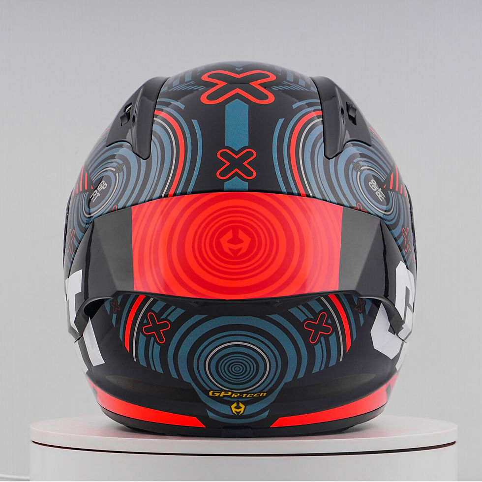 Thumbnail: NHK GP-R Tech Race Helmet Target Black/Red