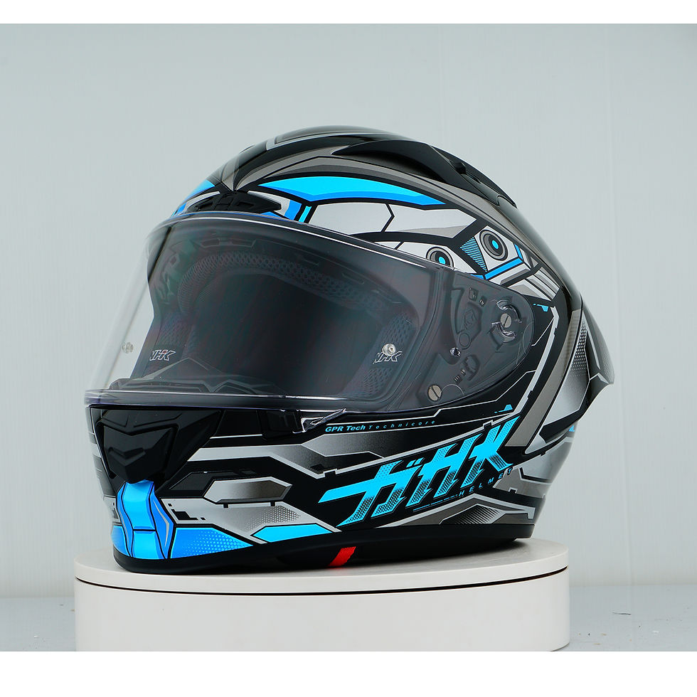 Miniatura: Casco NHK GP-R Tech Race Technicore Negro/Azul