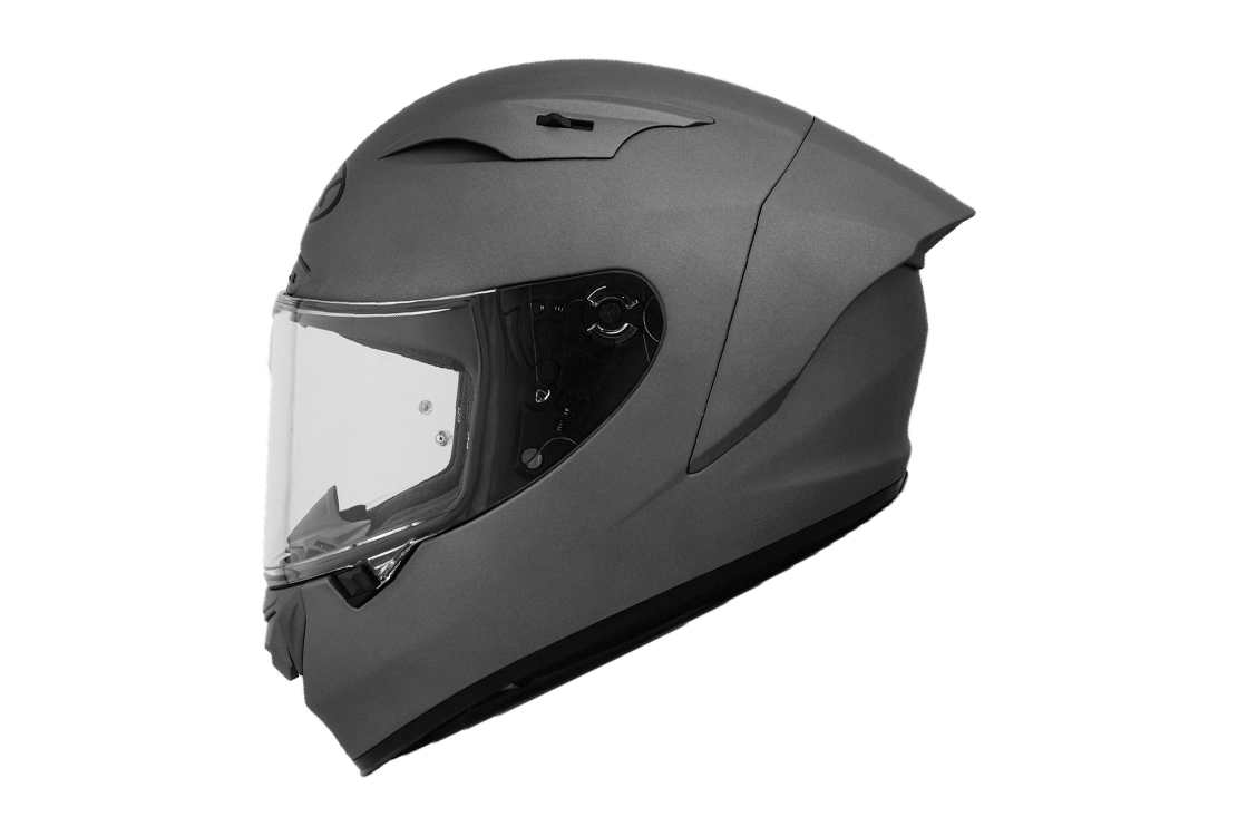 NHK GP-R Tech Race Helmet Solid Doff Grey Matt