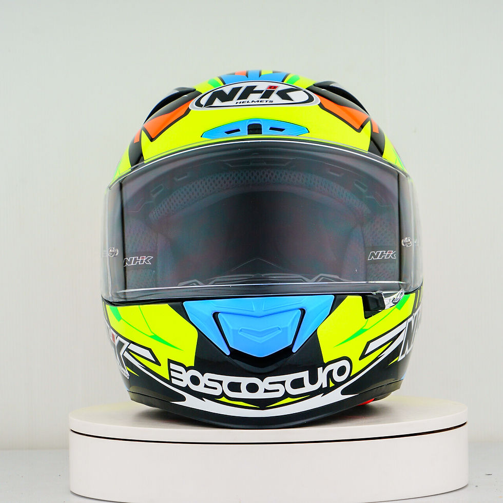 Miniatura: Casco NHK GP-R Tech Race Alonso López Replica 2022 Amarillo