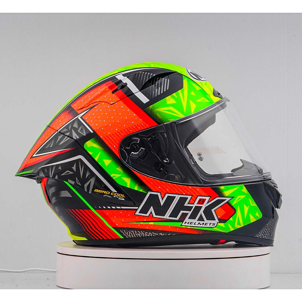 Miniatura: Casco NHK GP-R Tech Race Aero Negro/Amarillo