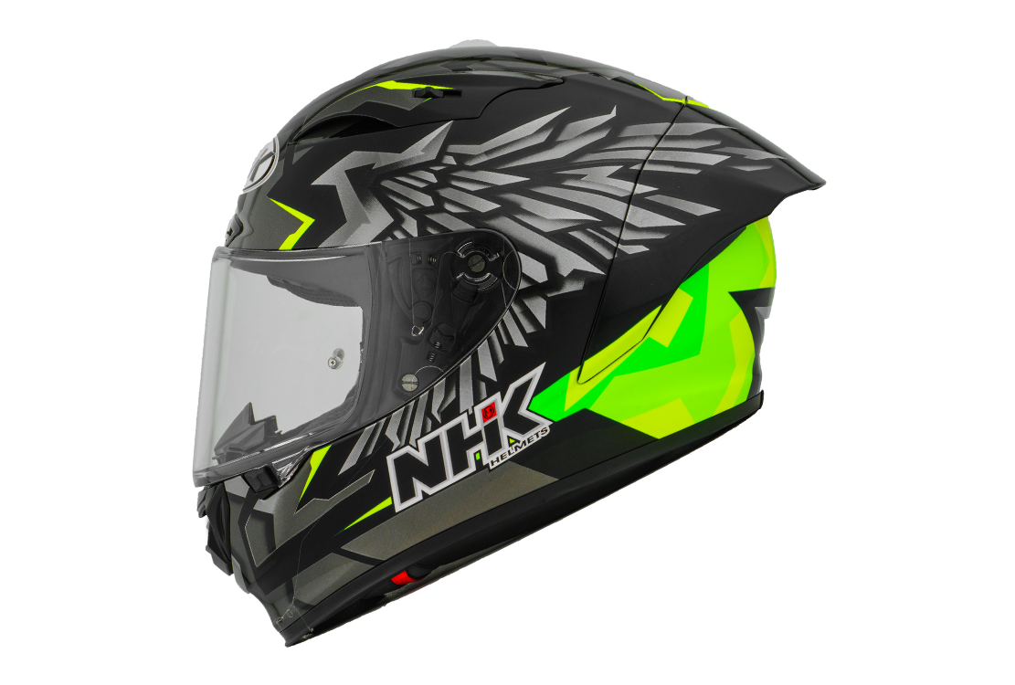 NHK GP-R Tech Race Helm Wing Star Black/Yellow