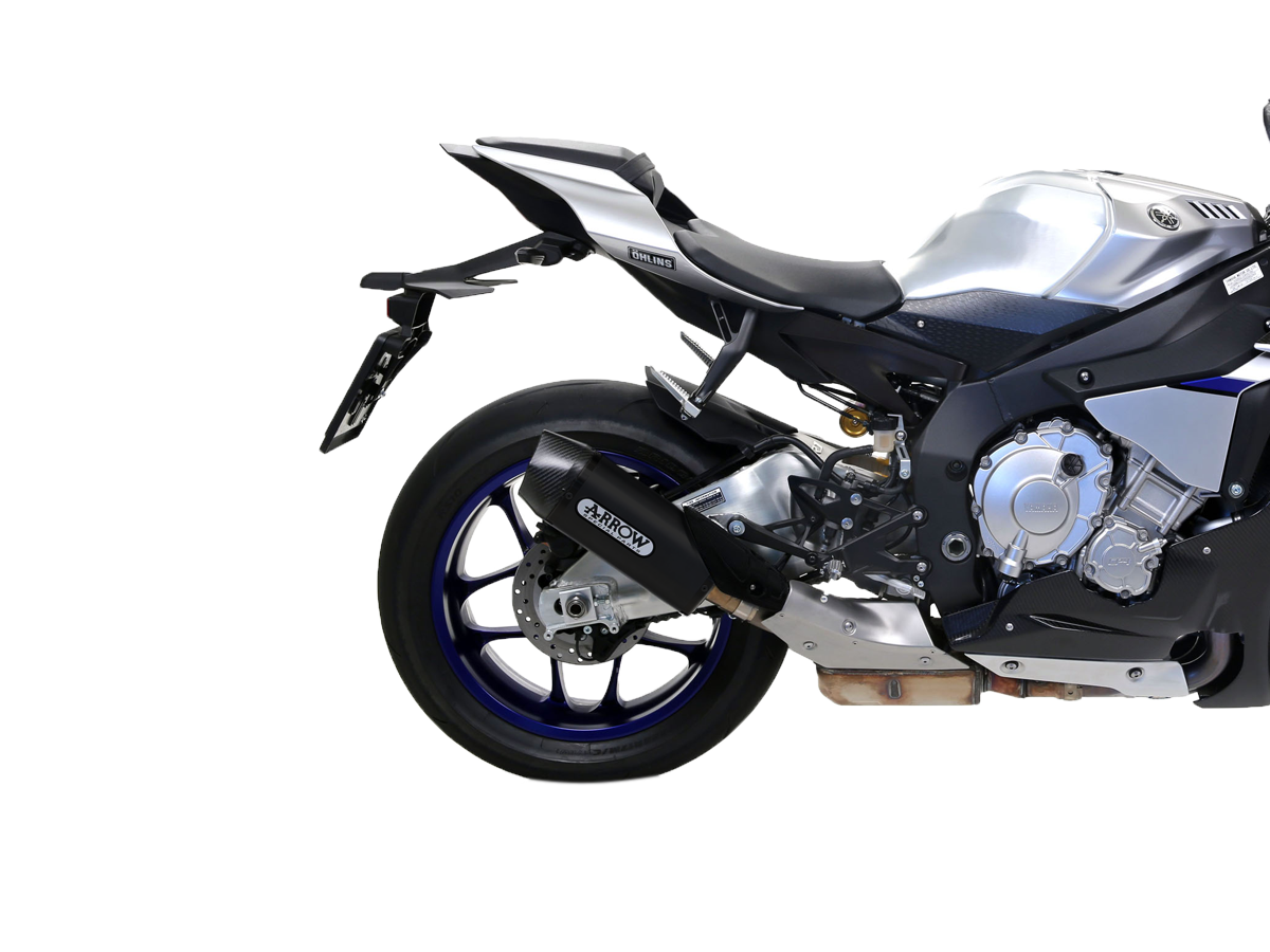 Arrow Slip-On Indy-Race Aluminium Foncé Yamaha YZF-R1/M (15-16) 71829AKN