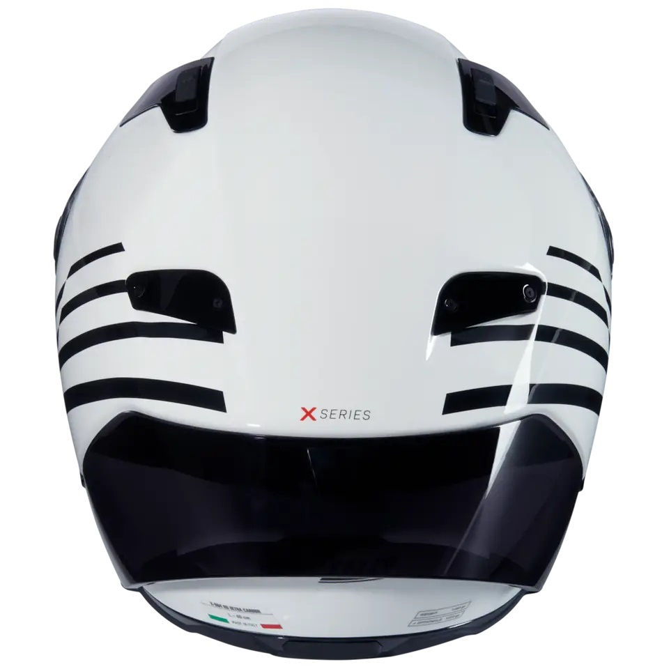 Miniatura: Casco Nolan X-804 RS Ultra Carbon Blanco/Negro Ala 344