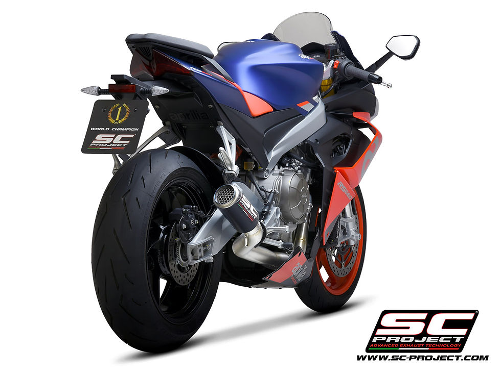 Thumbnail: SC-Project "stainless steel" complete system 2-1 CR-T Aprilia RS 660 (20-23)