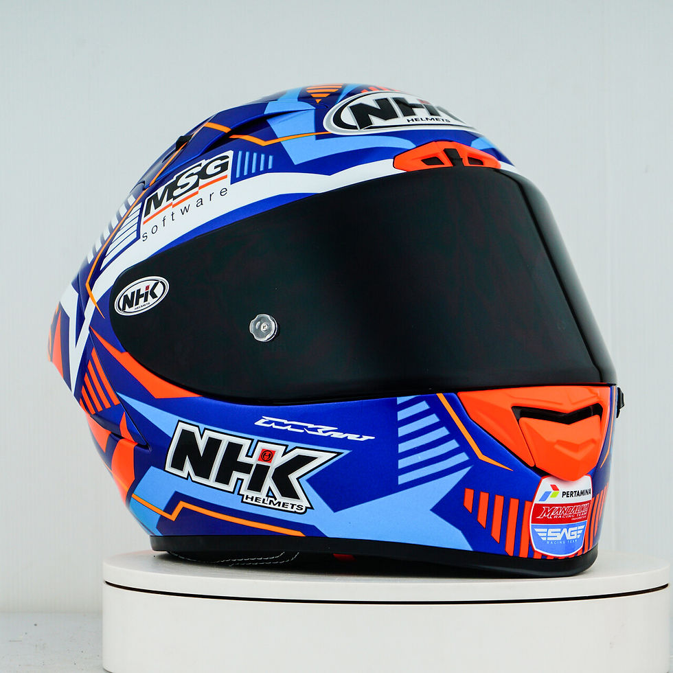 Miniatura: Casco NHK GP-R Tech Race Réplica de Bo Bendsneyder 2023