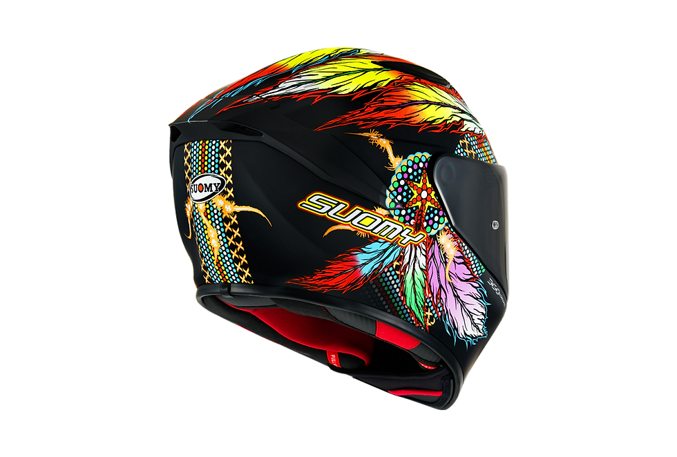 Thumbnail: Suomy Track-1 Helmet Chieftain Matt Black K6T10014
