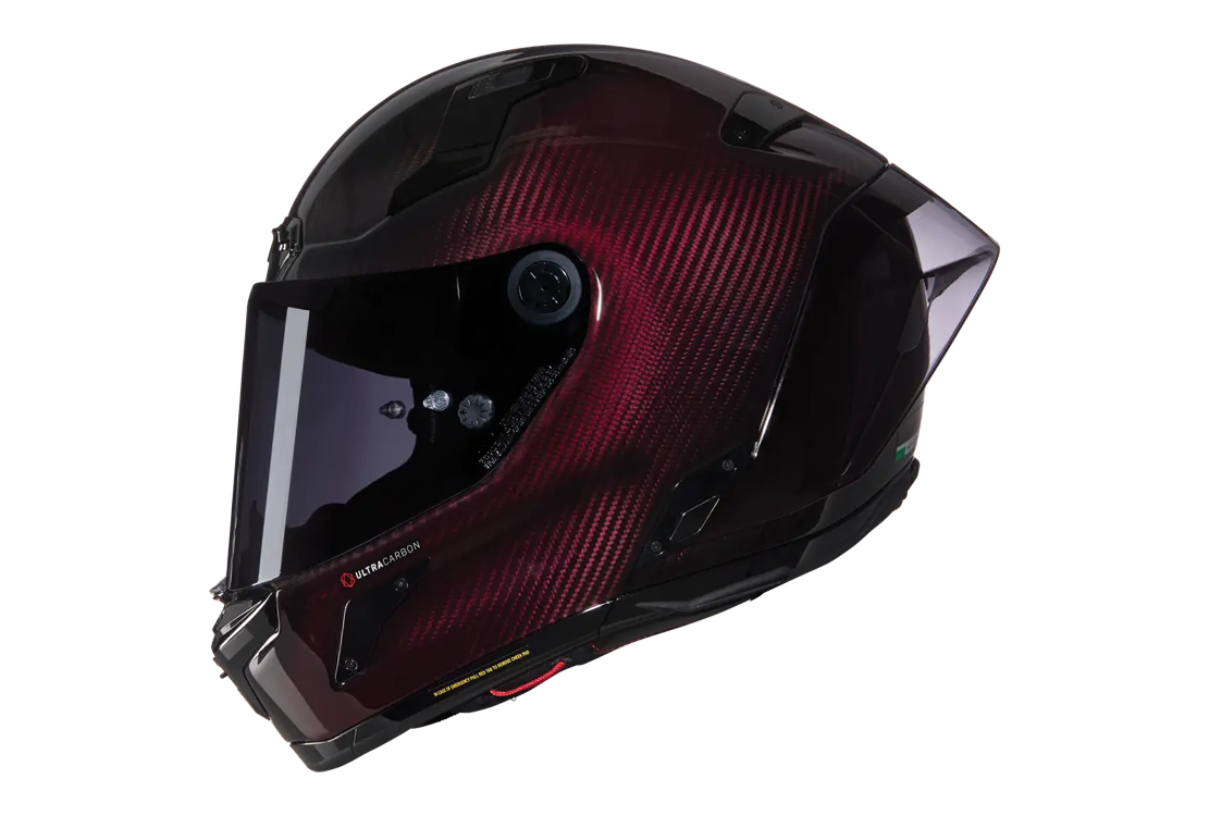 Casque Nolan X-804 RS Ultra Carbon Rouge Brillant Liquido 326