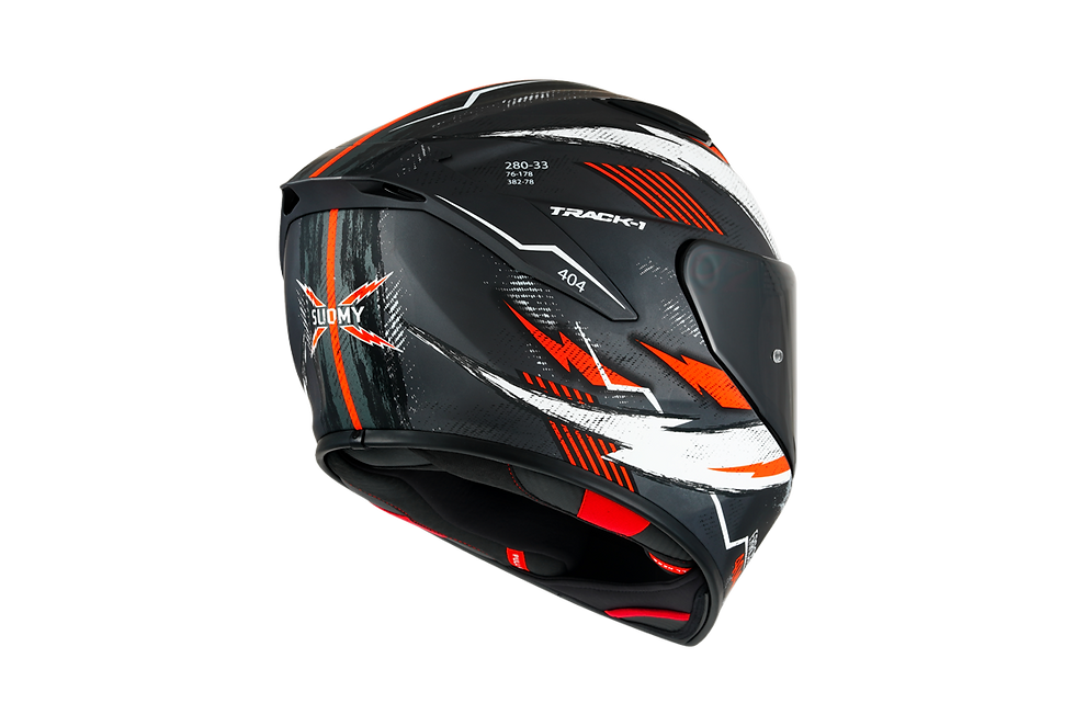 Miniature : Casque Suomy Track-1 404 Anthracite Mat K6T10011