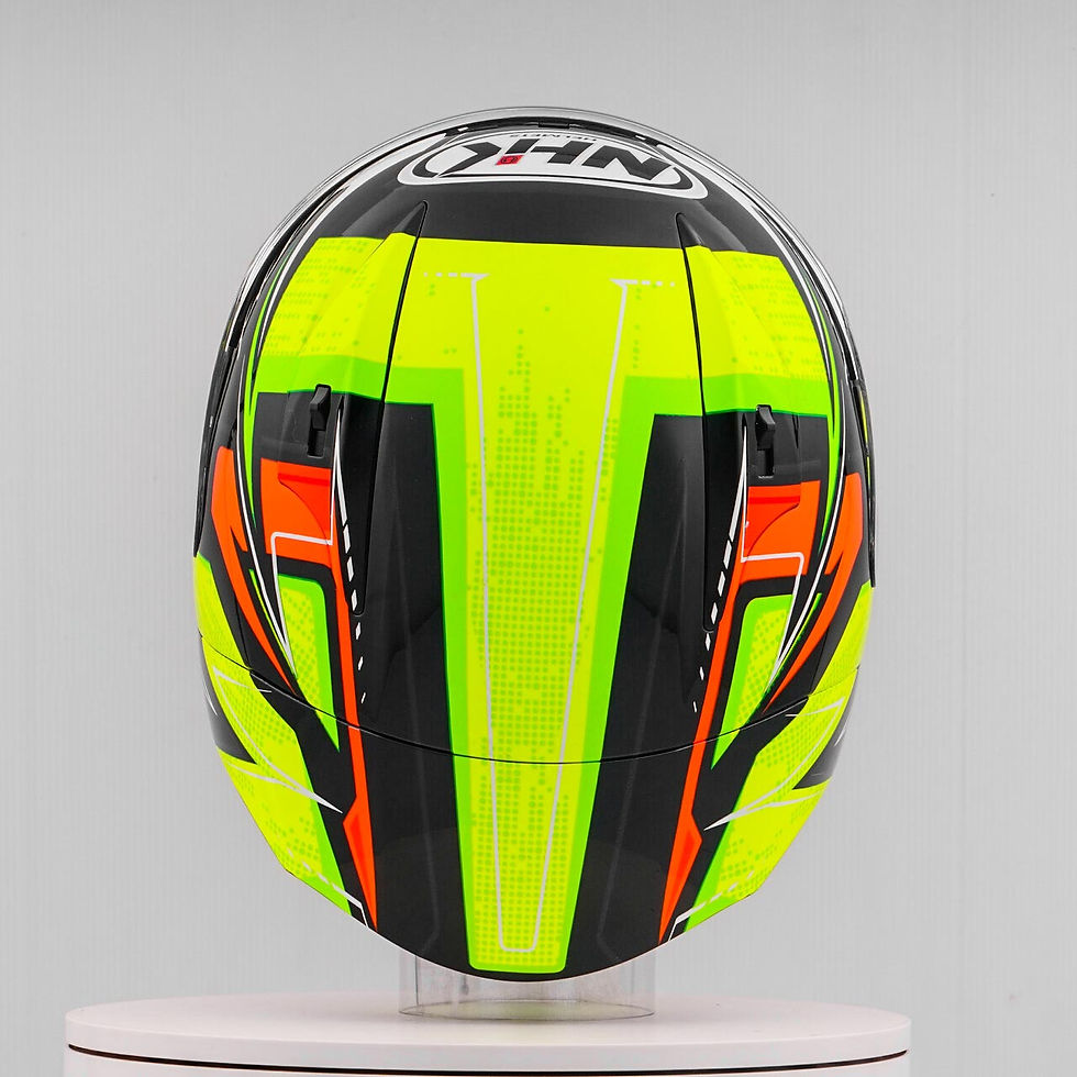 Miniature : Casque NHK GP-R Tech Race Slab Noir/Jaune/Vert