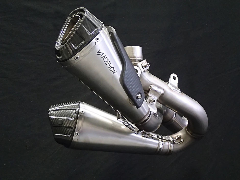 الصورة المصغرة: Vandemon Slip-On Low Titanium Ducati Panigale V4/S/R (22-24)