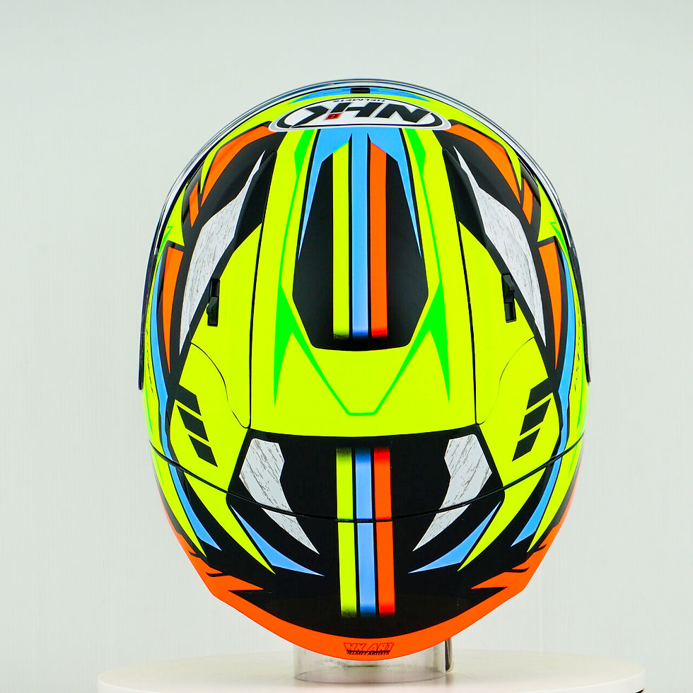 الصورة المصغرة: NHK GP-R Tech Race Helm Alonso López Replica 2022 Yellow