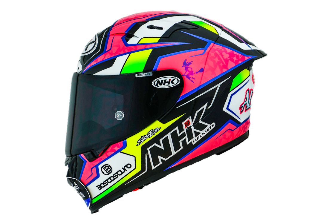 Casco NHK GP-R Tech Race Réplica Alonso López 2023