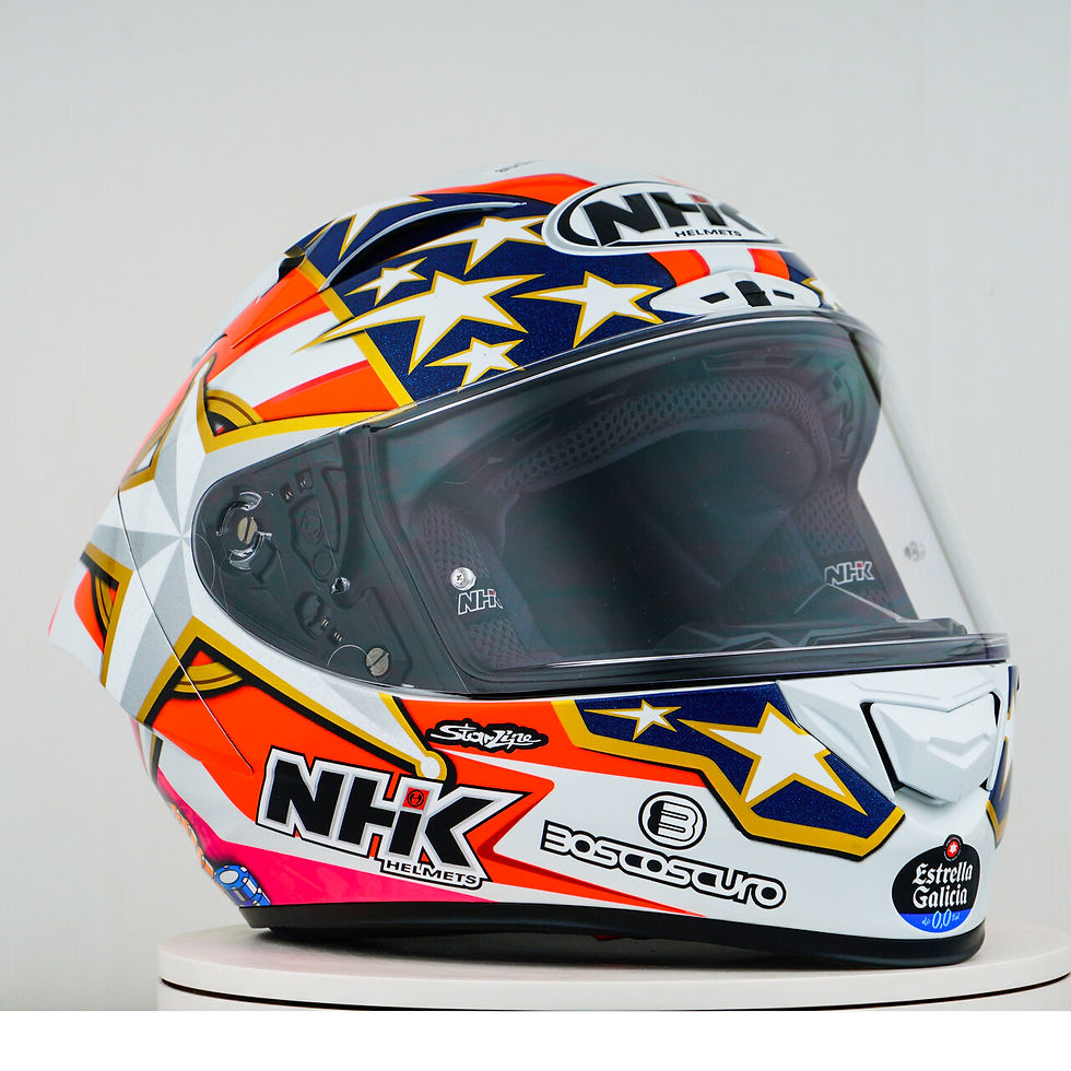 Thumbnail: NHK GP-R Tech Race Helmet Alonso López USA Texas Replica 2023