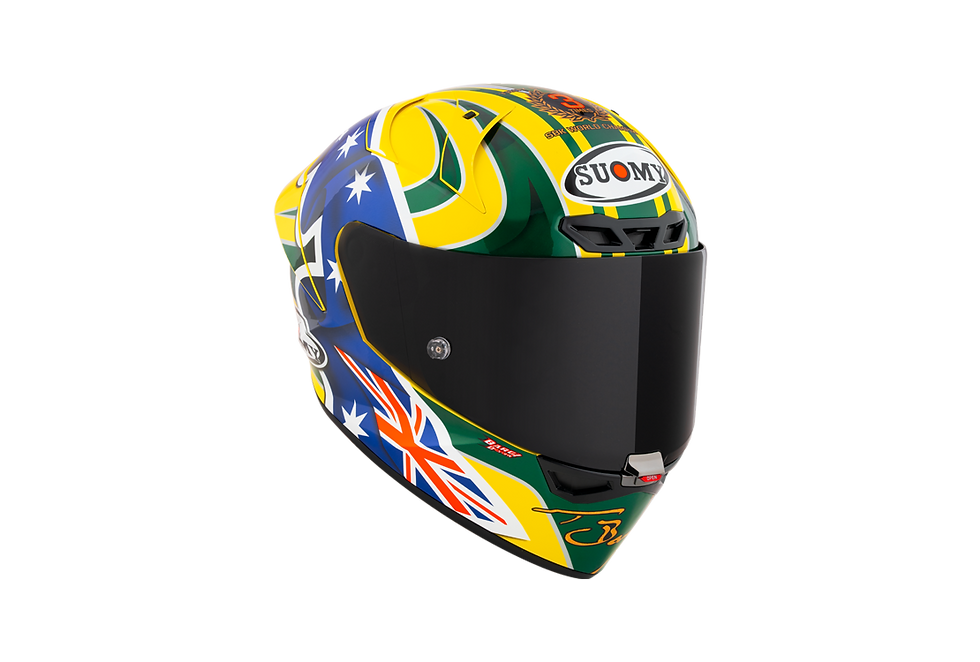 Miniaturbild: Suomy S1-XR GP Helm Troy Bayliss Replica 2005 K6SX0002