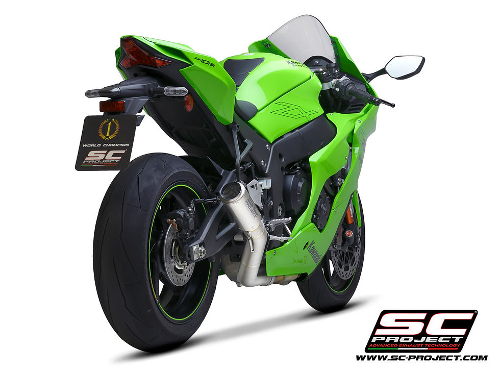 الصورة المصغرة: أنبوب استبدال SC-Project Slip-On CR-T + CAT Kawasaki ZX-10 R/RR (21-23)