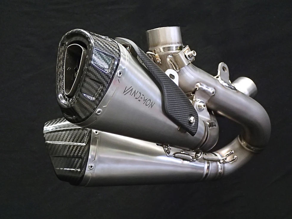 Miniaturbild: Vandemon Slip-On Low Titanium Ducati Panigale V4/S/R (22-24)