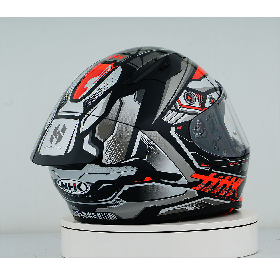 Miniatura: Casco NHK GP-R Tech Race Technicore Negro/Rojo