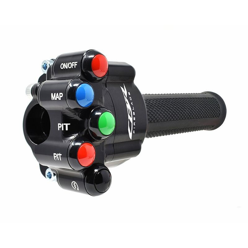 Thumbnail: Throttle grip with handlebar switch JetPrime Honda CBR 1000 RR-R SC82 (20-23)