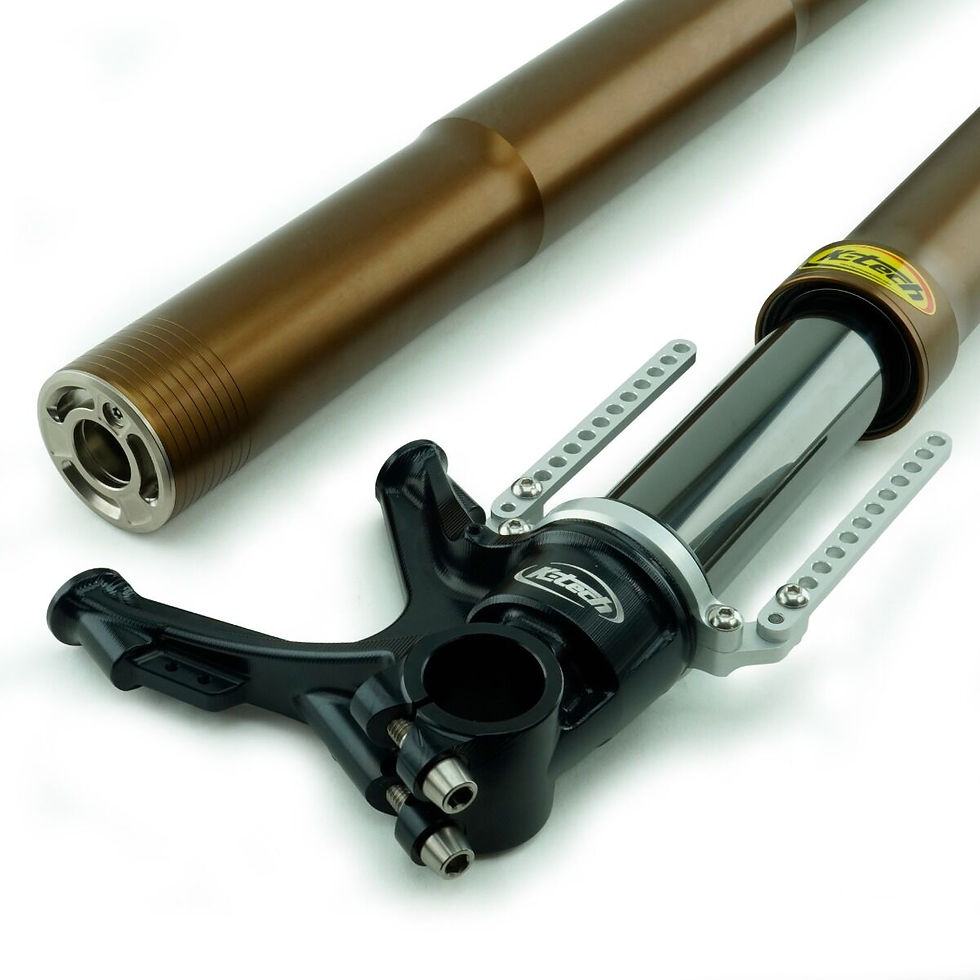 Miniature : Fourche K-Tech KTR-5 avec système d'amortissement à tige traversante 160-022-770