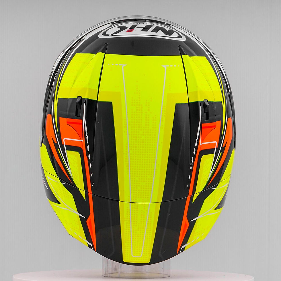 Miniatura: Casco NHK GP-R Tech Race Losa Negro/Amarillo