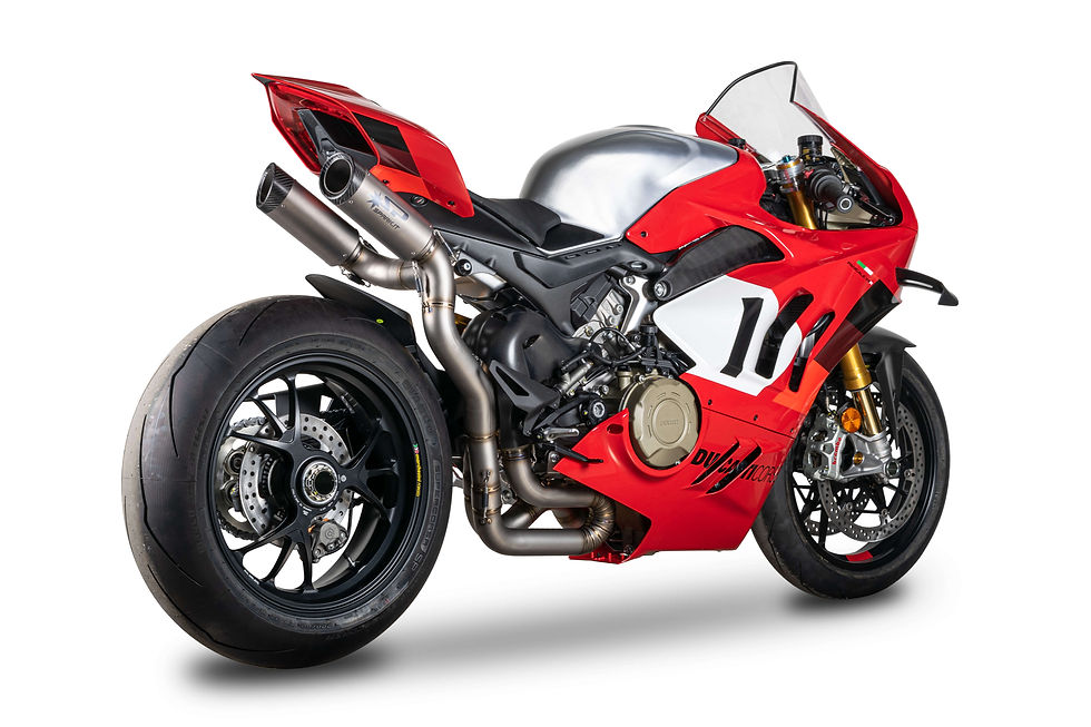الصورة المصغرة: نظام سبارك شبه كامل من الفولاذ المقاوم للصدأ Ducati Panigale V4/S/R (18-24) GDU8842DYNO