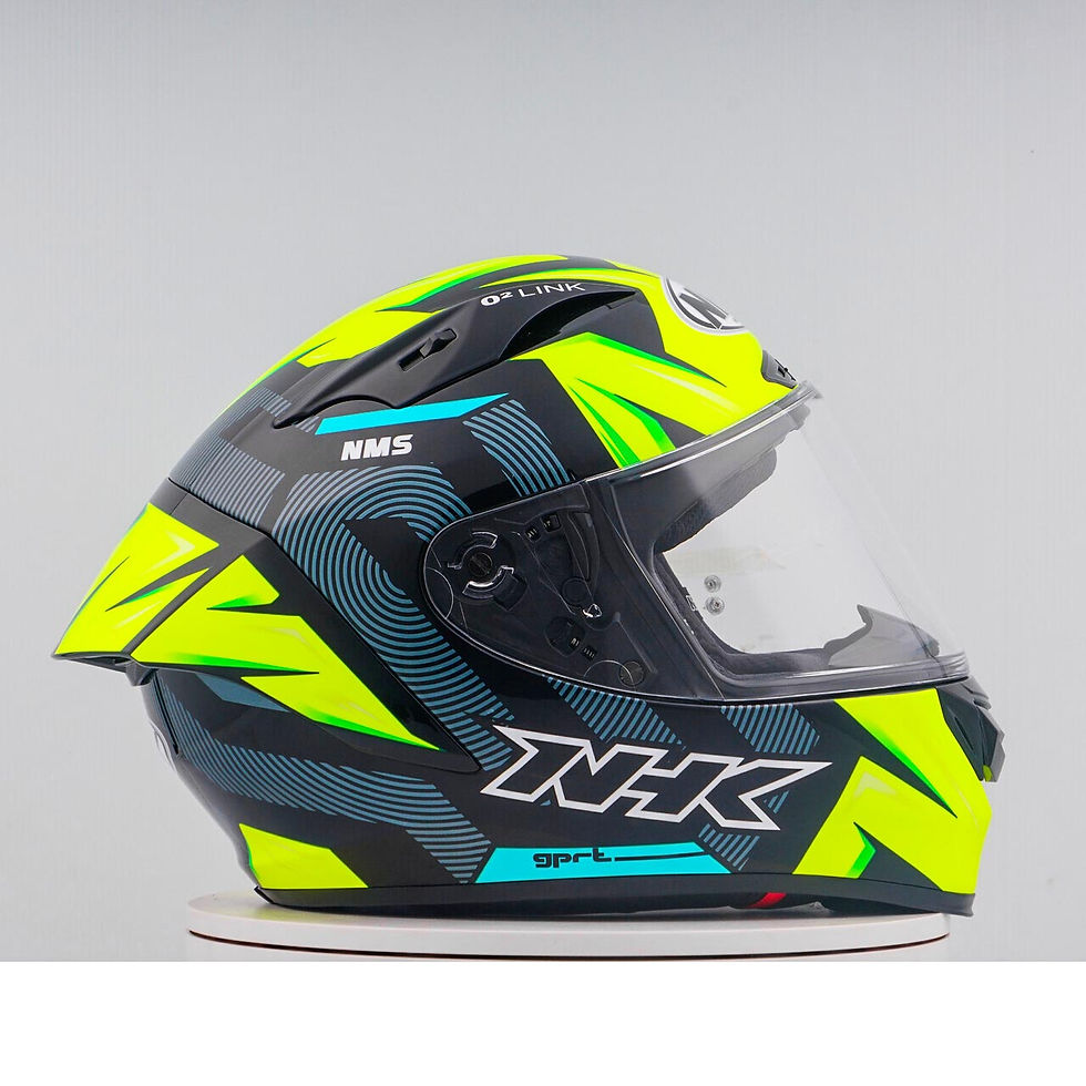 Miniaturbild: NHK GP-R Tech Race Helm NMS Black/Yellow