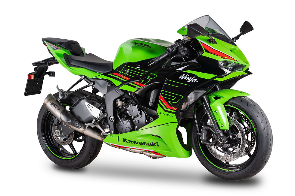 Miniature : Système complet d'échappement Spark Titane Kawasaki ZX-6R/RR/636 (09-24) GKA8833T