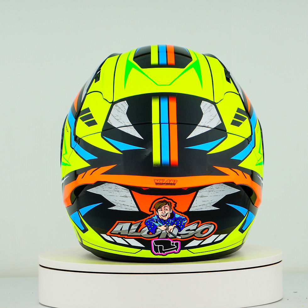 الصورة المصغرة: NHK GP-R Tech Race Helm Alonso López Replica 2022 Yellow