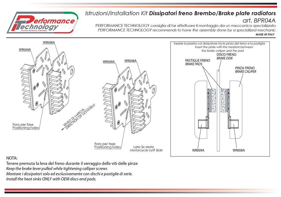 Thumbnail: Brake caliper cooler Ducabike Ducati Panigale V2 955 (20-23)