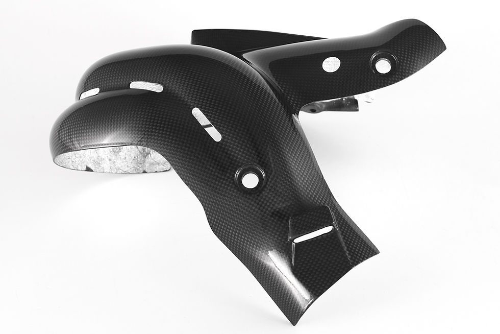 Miniature : Protection thermique collecteur carbone Fullsix Ducati Panigale V4/S/R (18-21)