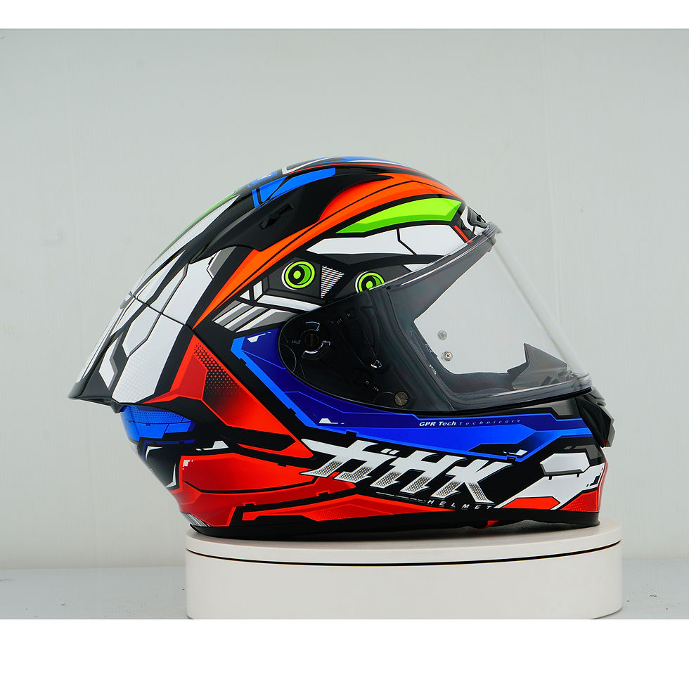 Miniature : Casque NHK GP-R Tech Race Technicore Noir/Vert