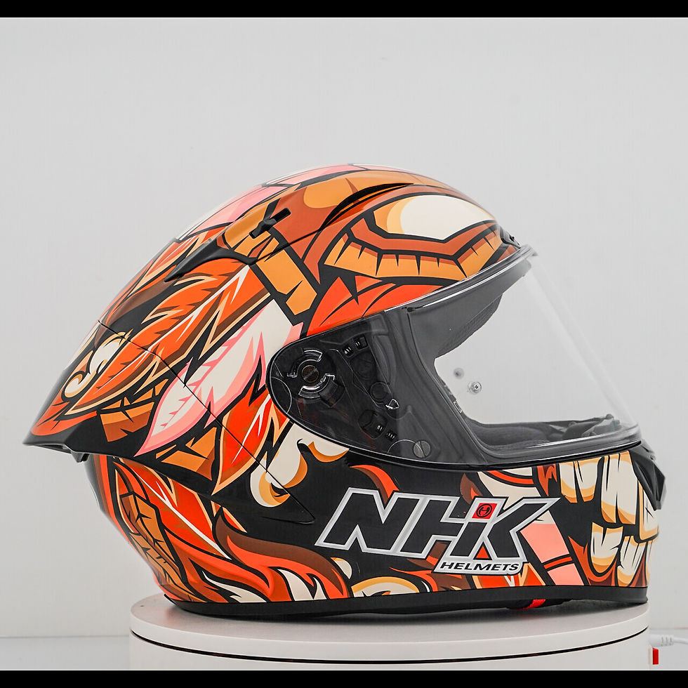 Miniatura: Casco NHK GP-R Tech Race The Mask Negro/Marrón