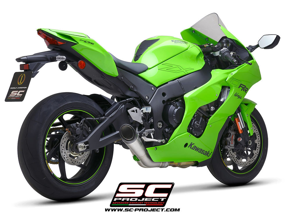 الصورة المصغرة: SC-Project Slip-On S1 + أنبوب استبدال CAT Kawasaki ZX-10 R / RR (21-23)
