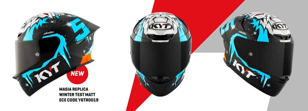 Thumbnail: KYT TT-Revo Helmet Jaume Masiá Winter Test Replica Y6TR0019