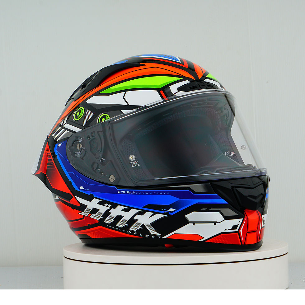 Miniatura: Casco NHK GP-R Tech Race Technicore Negro/Verde