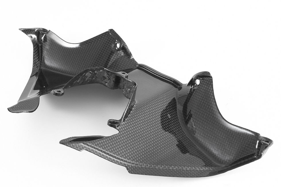 Thumbnail: Air intake lower part "OEM LED" Carbon Fullsix Ducati Panigale 1199/R/S (12-17)