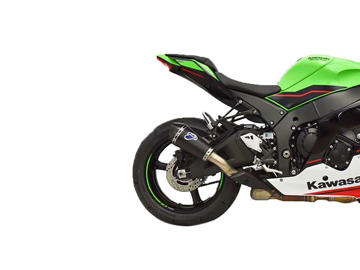 مجموعة Termignoni Slip-On Kit مخروطية سوداء كاواساكي ZX-10 R / RR (21-23)