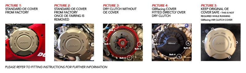 الصورة المصغرة: الغطاء الواقي للحماية من القابض GBRacing Ducati Panigale V4 R (19-21)
