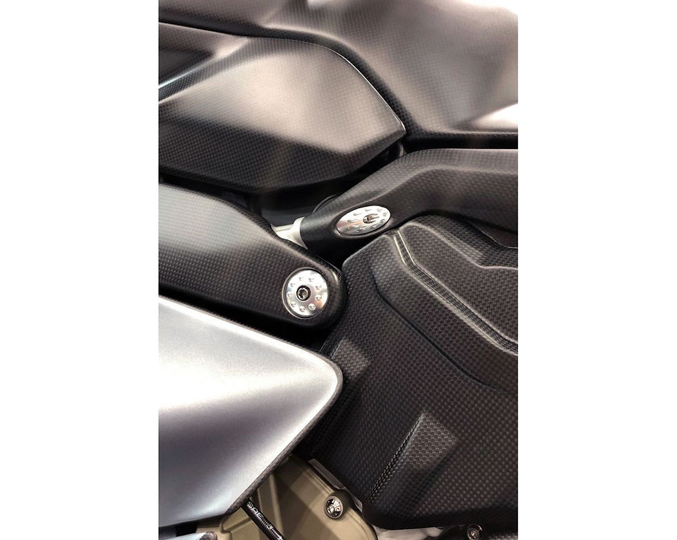 Thumbnail: Aluminum frame plug kit Motocorse Ducati Panigale V4/S/R (18-22)