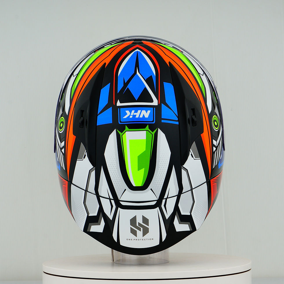 Miniatura: Casco NHK GP-R Tech Race Technicore Negro/Verde