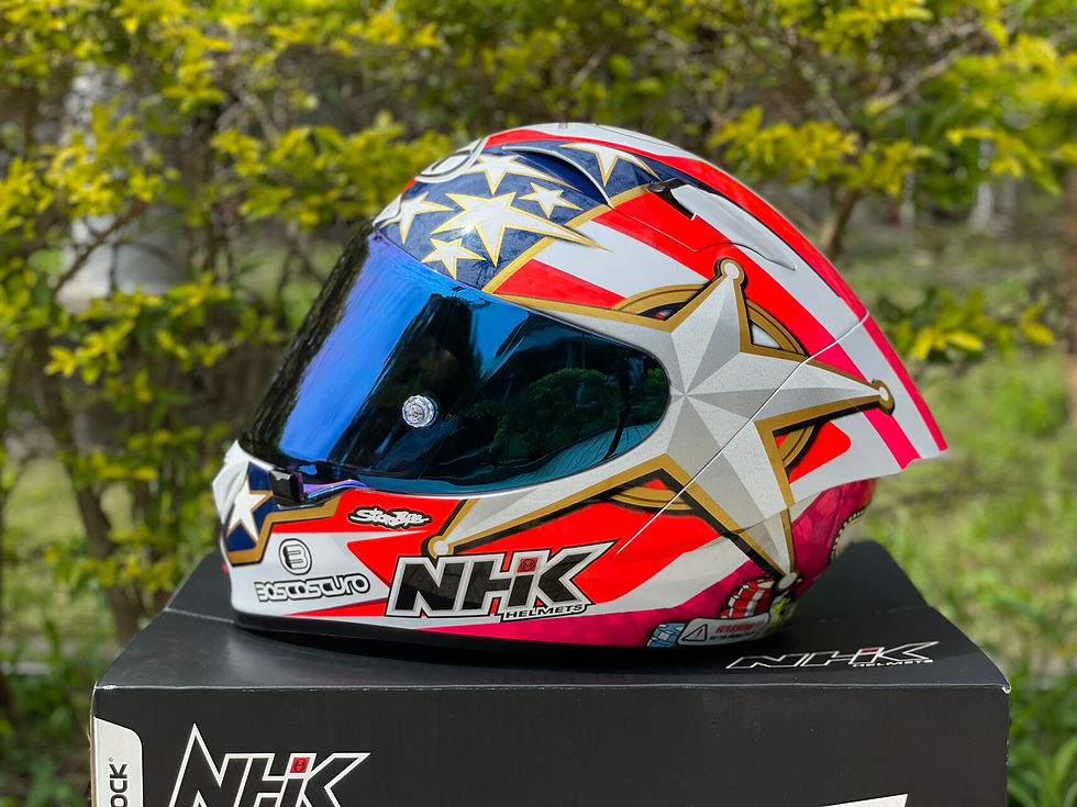 Miniatura: Visera NHK GP-R Tech Race Azul Oceánico
