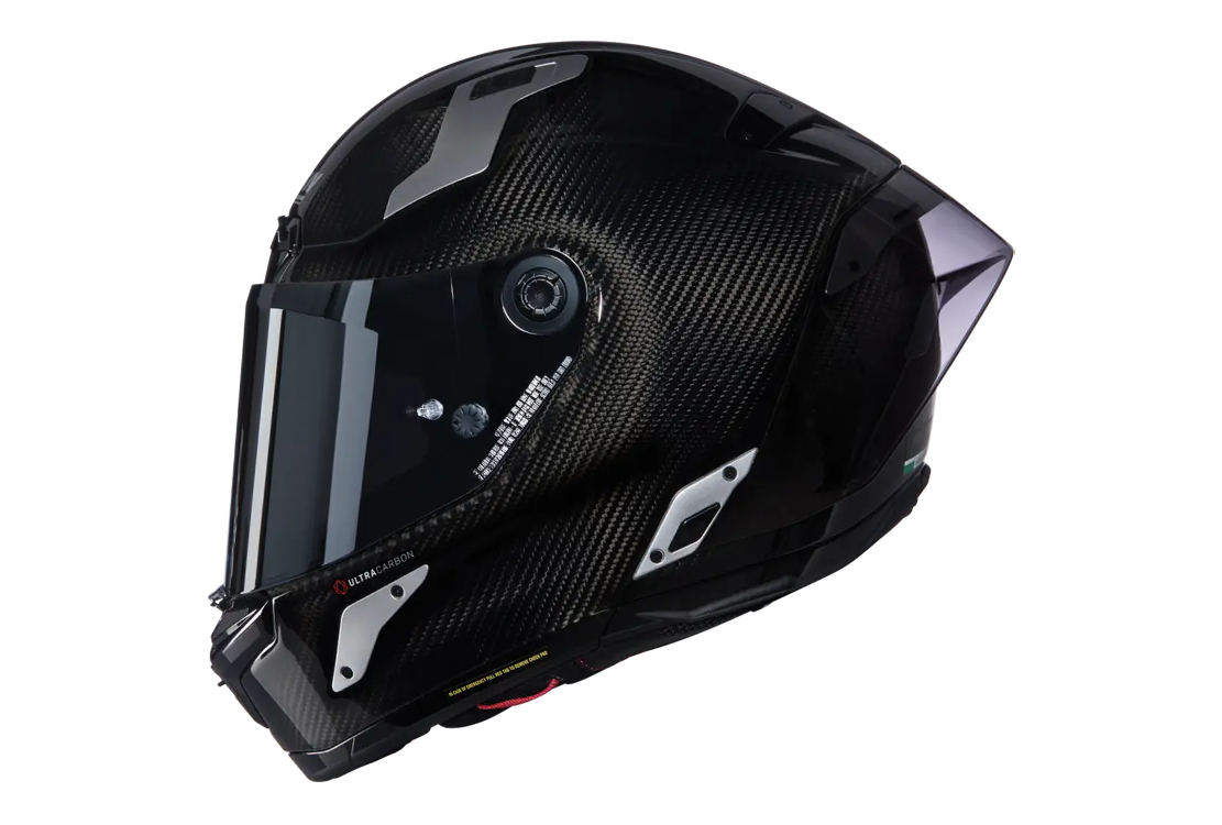 Nolan X-804 RS Helm Ultra Carbon Glossy Silver Argento 332