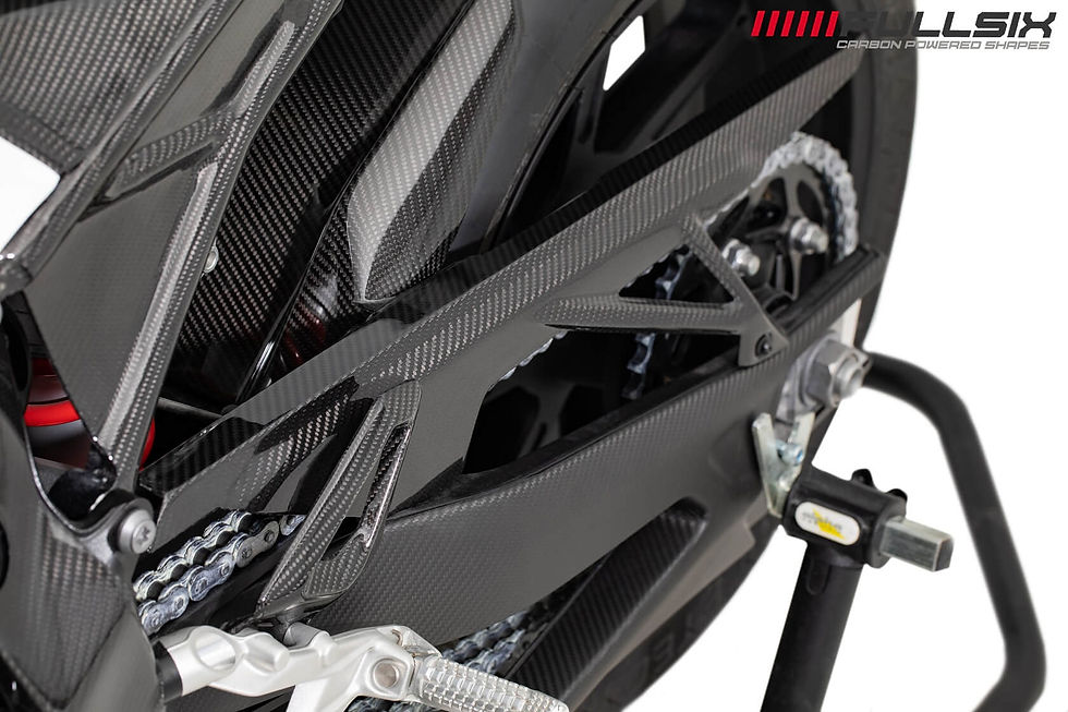 Miniature : Carter de chaîne "OEM" Carbone Fullsix BMW S1000RR K67 (19-22)