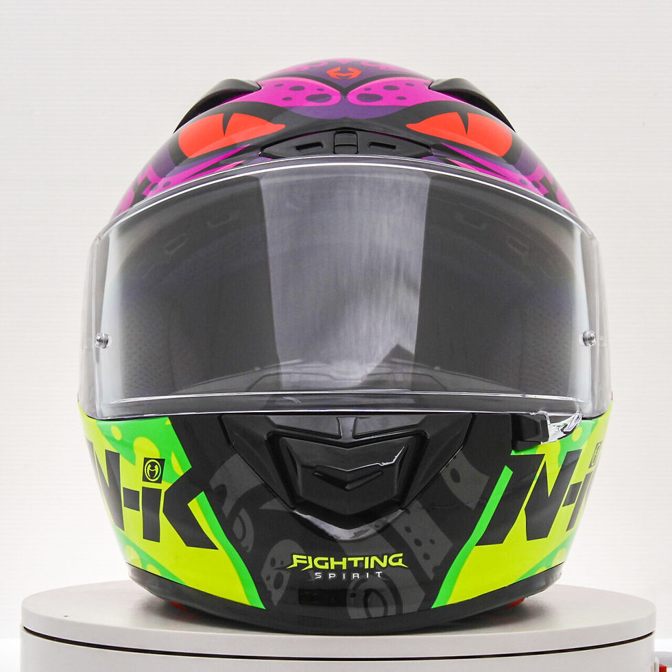 Miniaturbild: NHK GP-R Tech Race Helm Octopus Black/Purple